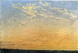 Caspar David Friedrich Evening 1824 painting